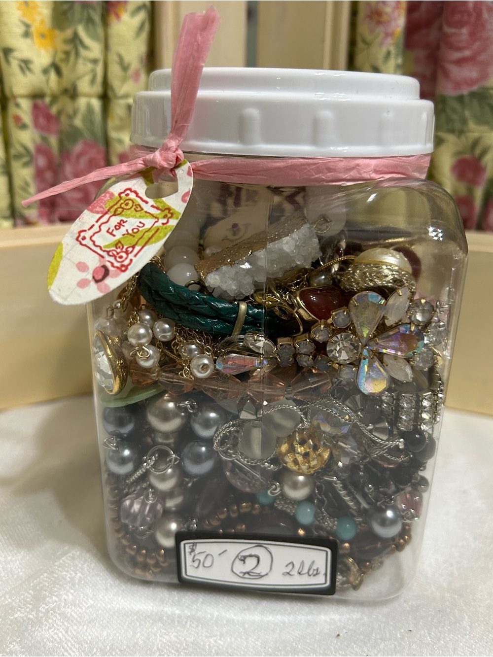 Mixed Women's Jewelry Assortment in Multi-Color - Unbranded.   ****Jar #2****